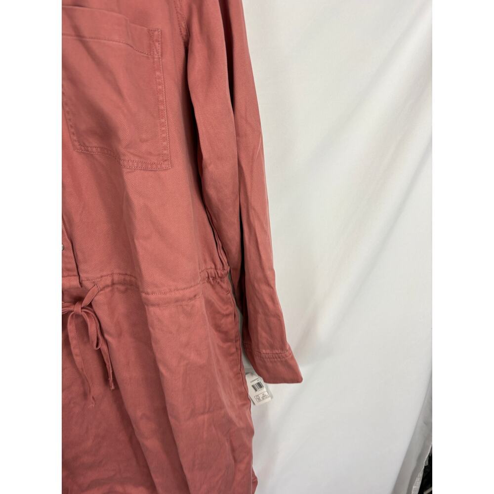 NWT Falls Creek Pink Long Sleeve Shirt Dress Size XL - Picture 3 of 6